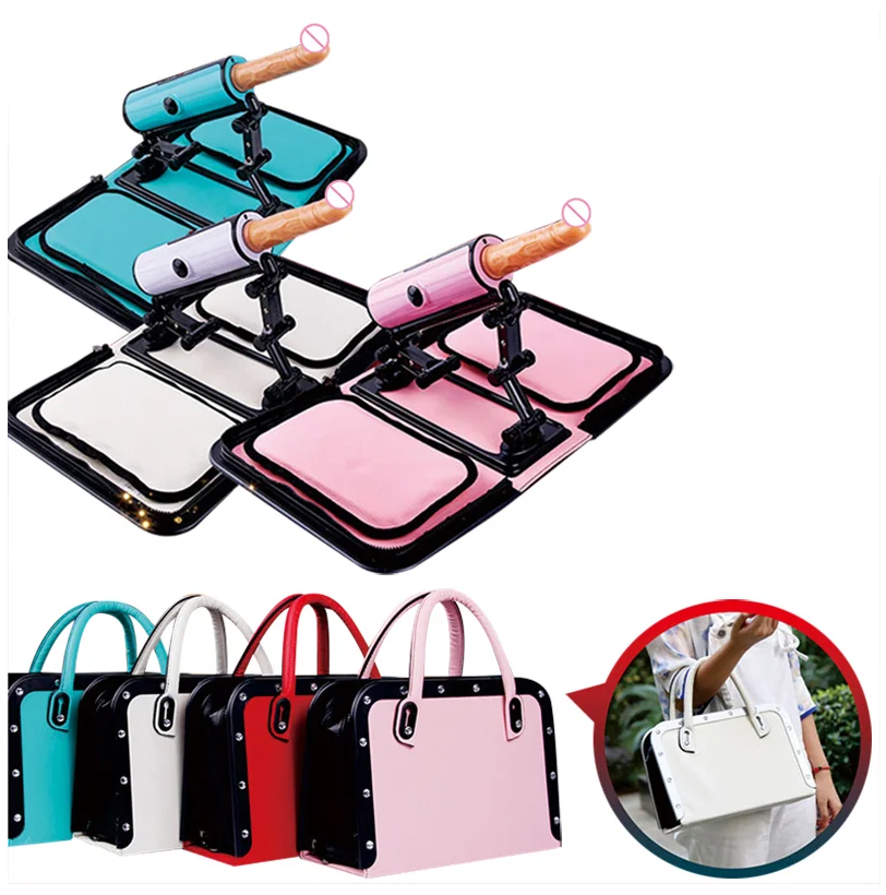 PORTABLE LEATHER BAG SEX MACHINE BY FREAKY ROMANCE
