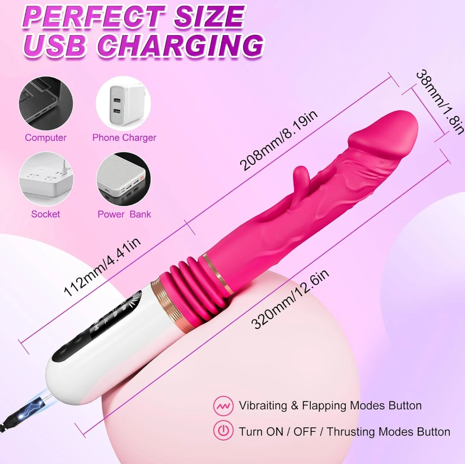 THRUSTING DILDO SEX MACHINE BY FREAKY ROMANCE
