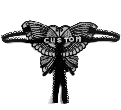 Freaky Romance™ Personalized Butterfly Thong