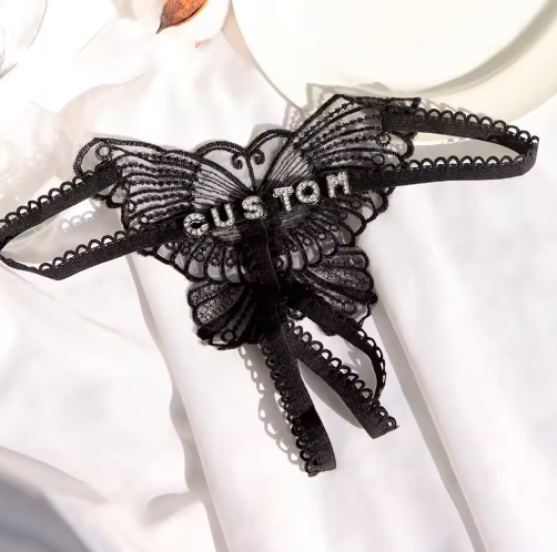 Freaky Romance™ Personalized Butterfly Thong
